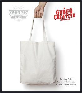 Grosir Tote Bag Blacu Polos Murah di Jombang GubugCreative